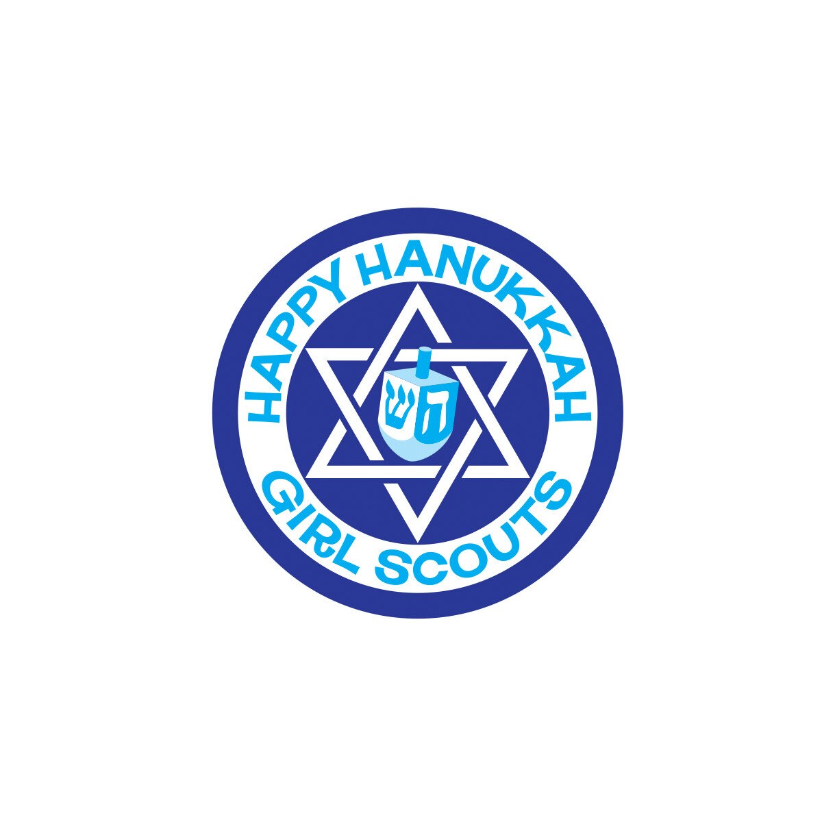 Girl Scouts Happy Hanukkah Sew-On Patch - 57416