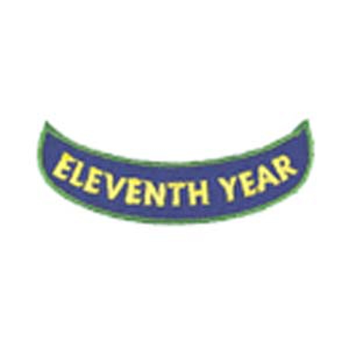 Girl Scouts 11th Yr Rededication Segment Iron-On Fun Patch - 58221