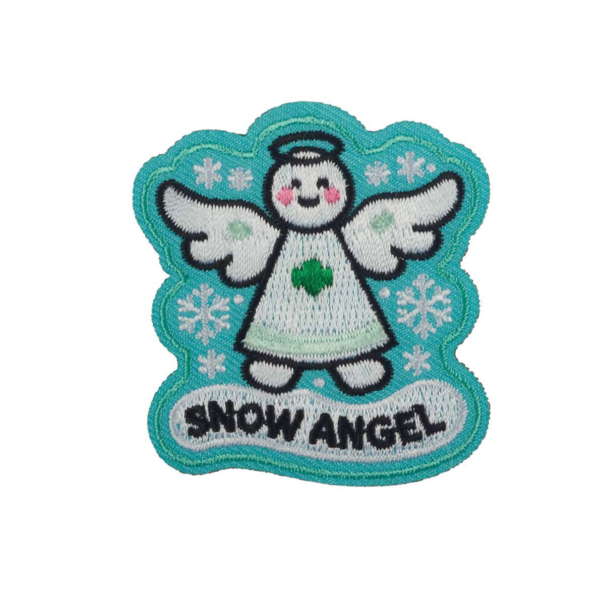 Girl Scouts Snow Angel Iron-On Patch - 58977