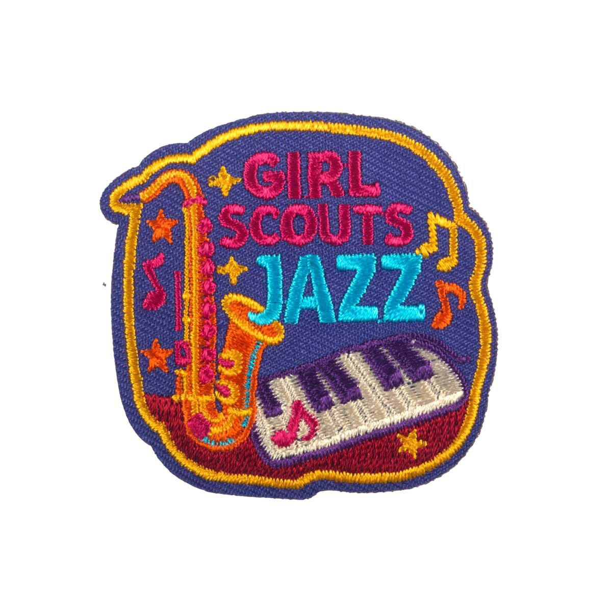 Girl Scouts Jazz Iron-On Patch - 59031