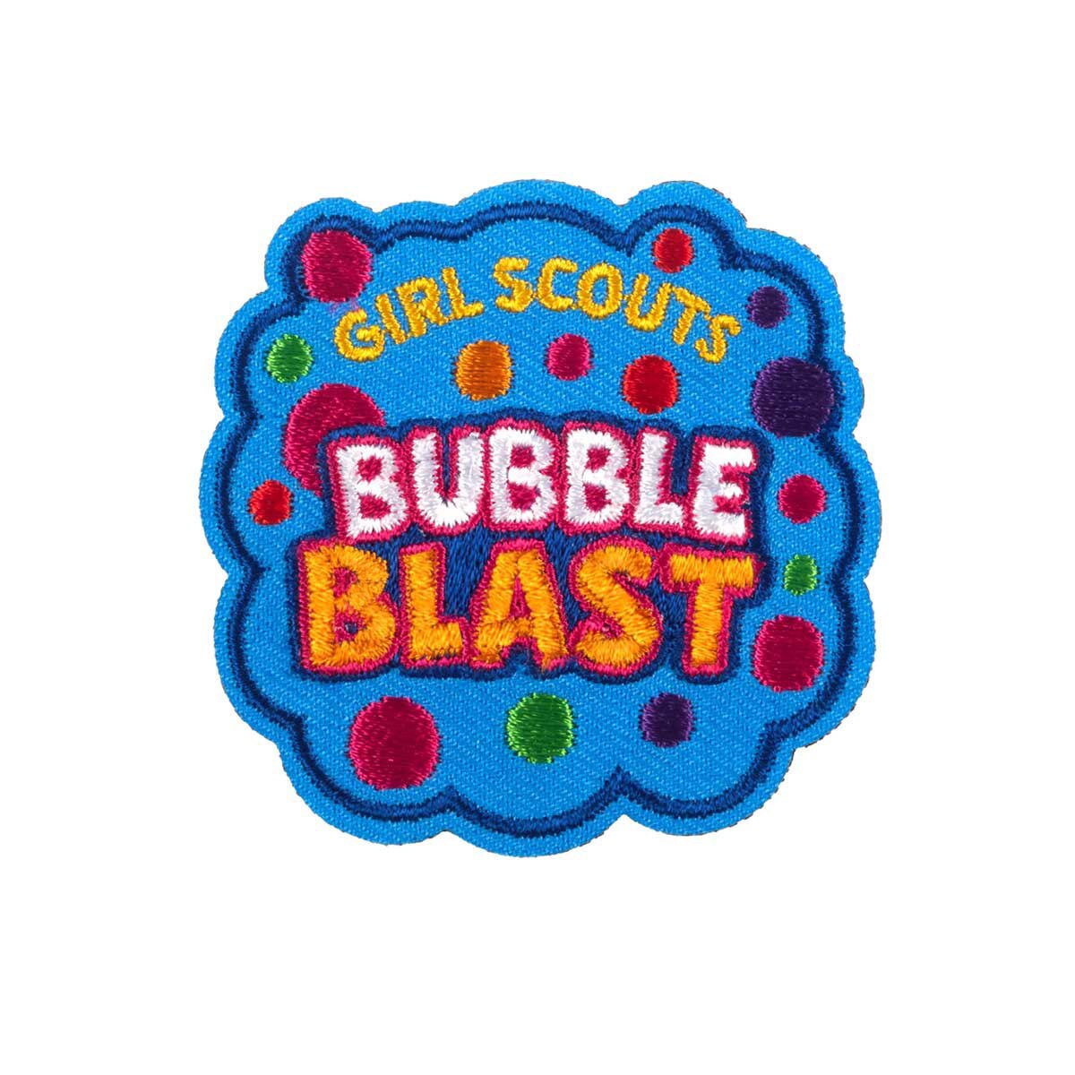 Girl Scouts Bubble Blast Iron-On Patch - 59034
