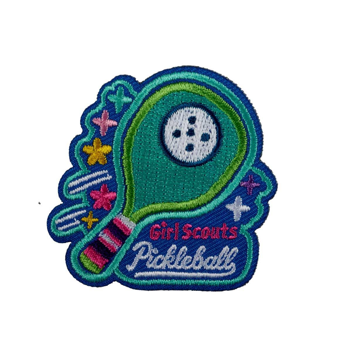 Girl Scouts Pickleball Iron-On Patch - 59036