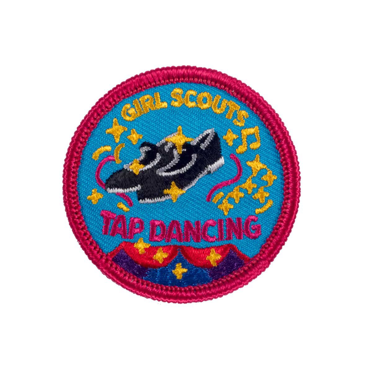 Girl Scouts Tap Dancing Iron-On Patch - 59039