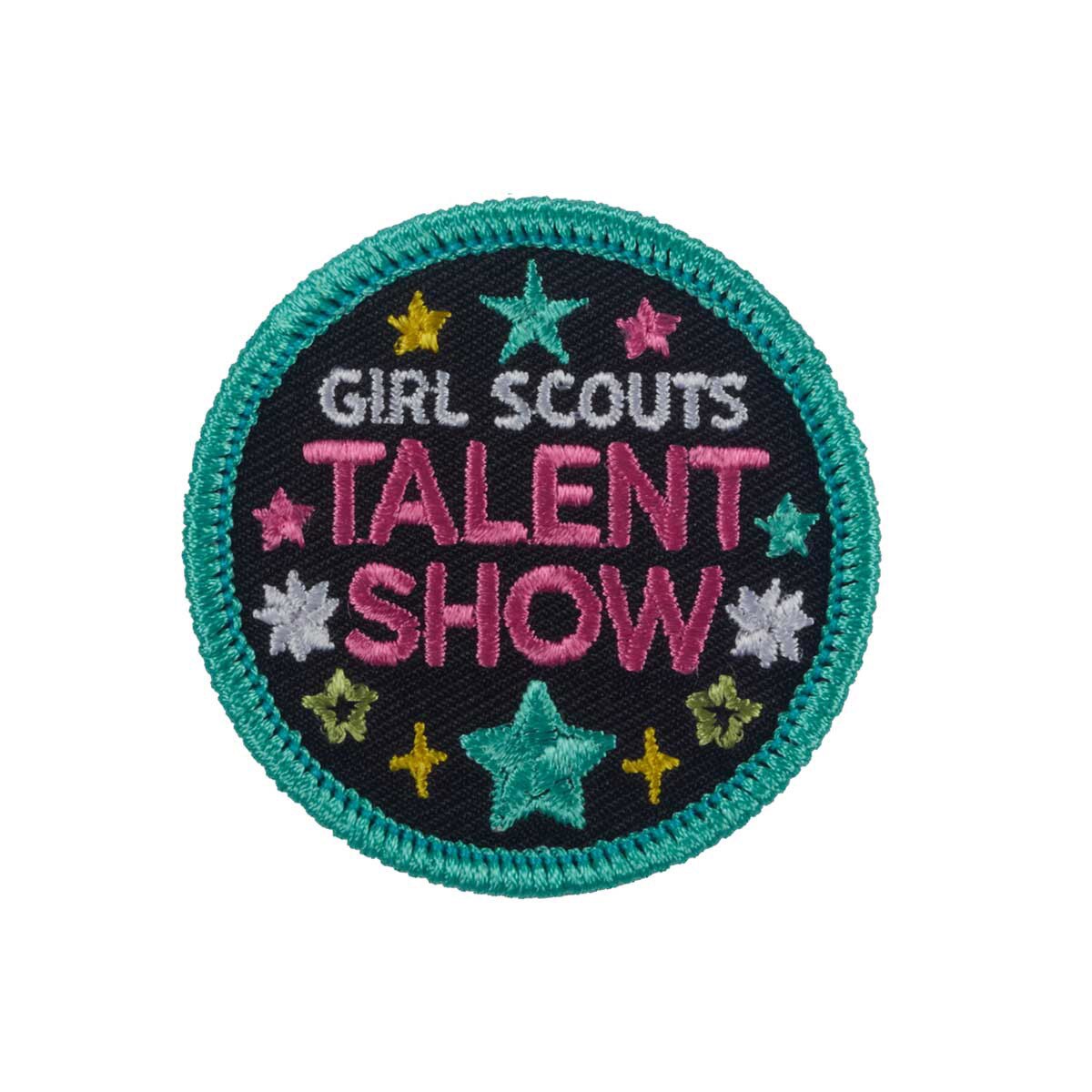 Girl Scouts Talent Show Iron-On Patch - 59081