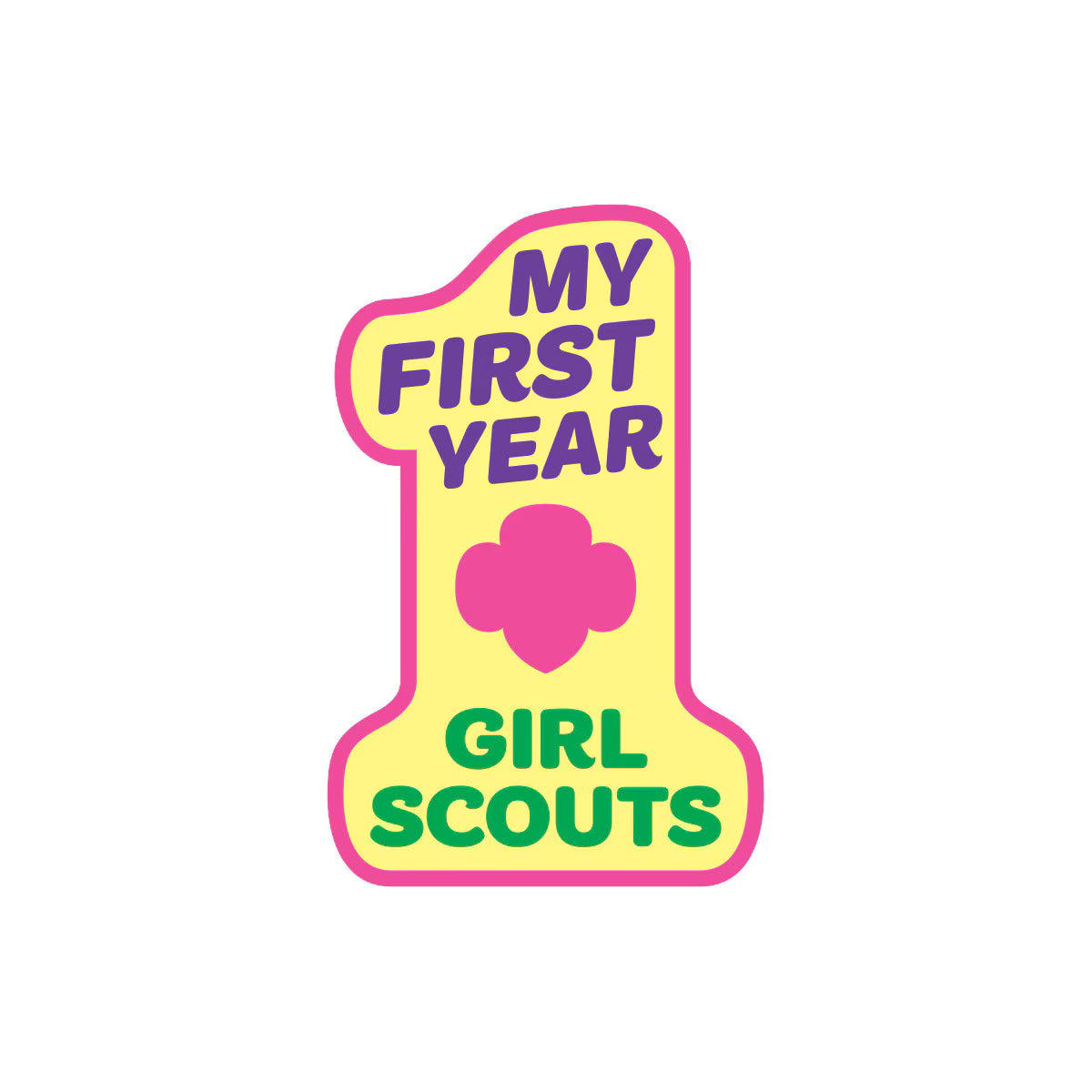 Girl Scouts My First Year Iron-On Patch - 59100