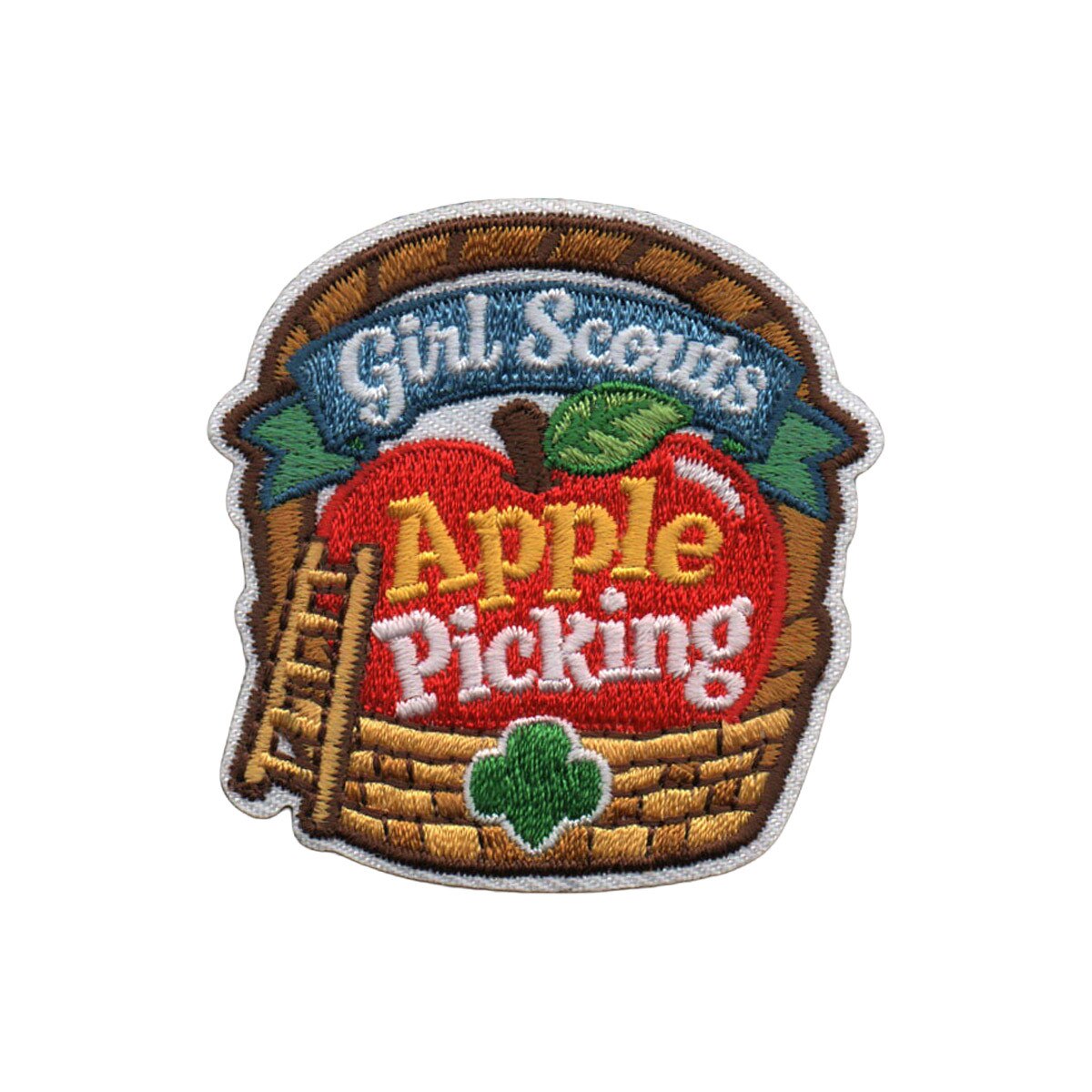 Girl Scouts Apple Picking Iron-On Patch - 59120