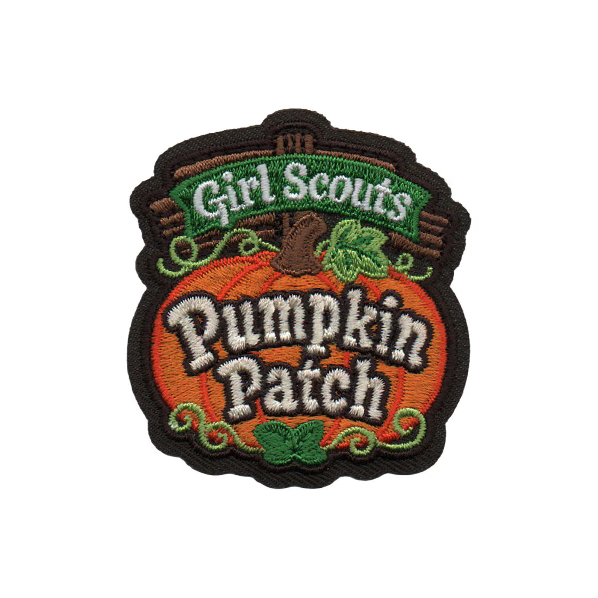 Girl Scout Pumpkin Patch Iron-On Patch - 59131