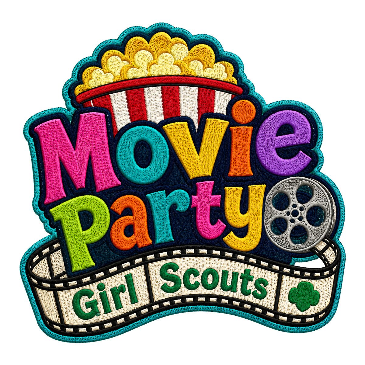 Girl Scouts Movie Party Iron-On Patch - 59235