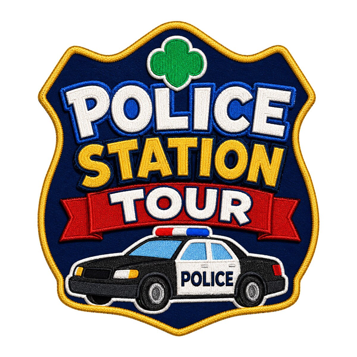 Girl Scouts Police Station Tour Iron-On Patch - 59240