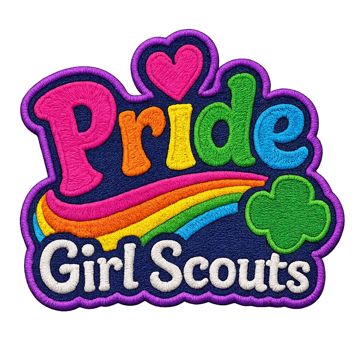 Girl Scouts Pride Iron-On Patch - 59241