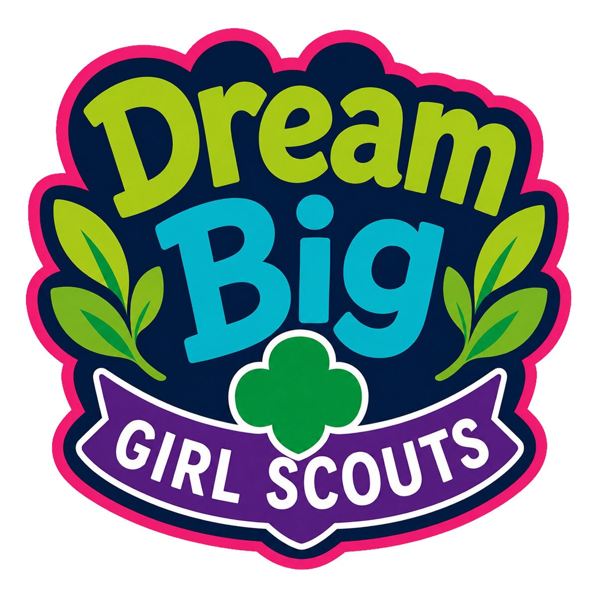 Girl Scouts Dream Big Iron-On Patch - 59255