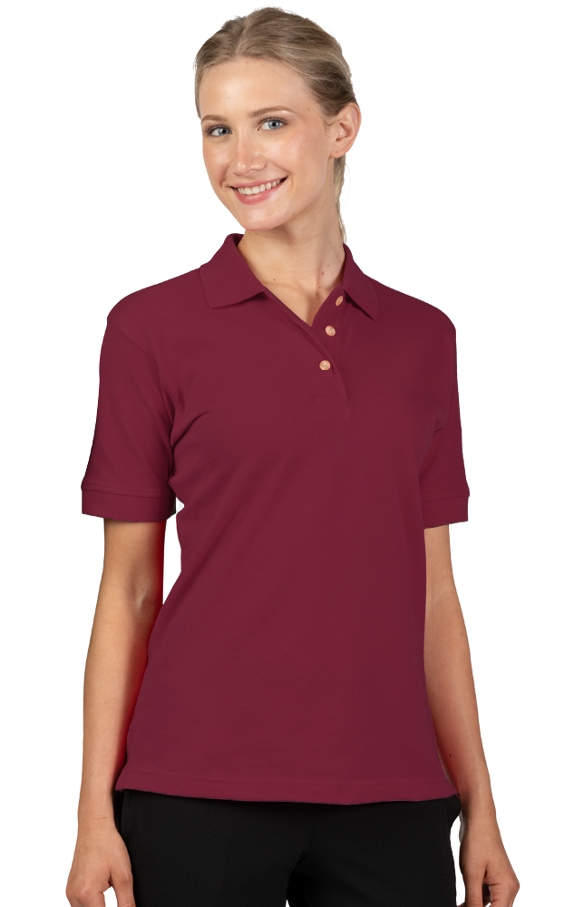 Blue Generation Ladies' 100% Cotton Pique Polo-BG6201 Yellow
