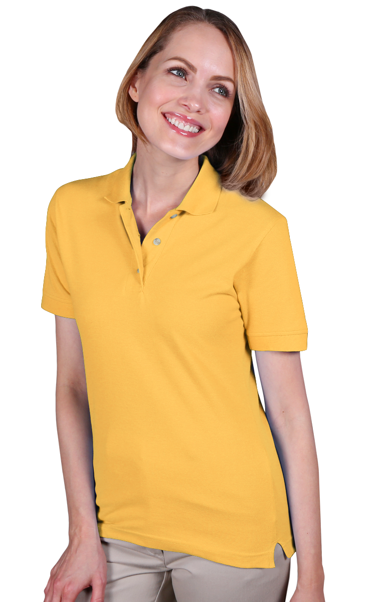 Blue Generation Ladies' Scotchgard Pique Polo-BG6203