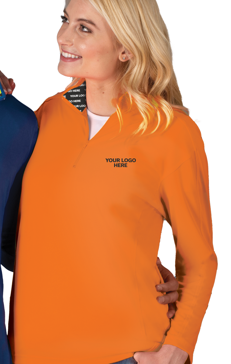 Blue Generation Your Logo Here Wicking Pullover-BG6230H
