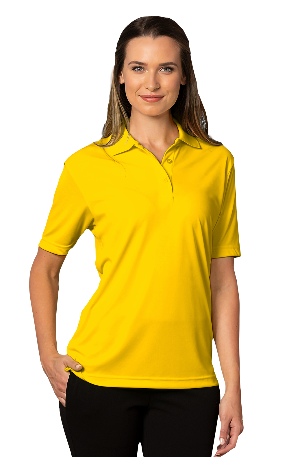 Blue Generation Ladies' Titan Value Wicking Short-Sleeve Polo-BG6300 - Basics Clothing Store