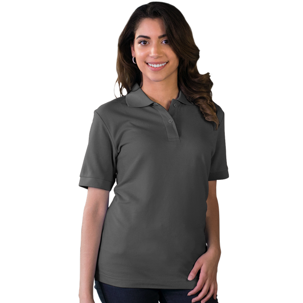 Blue Generation BG6401 Ladies’s Value Polo, Graphite, X-Large (Clearance)