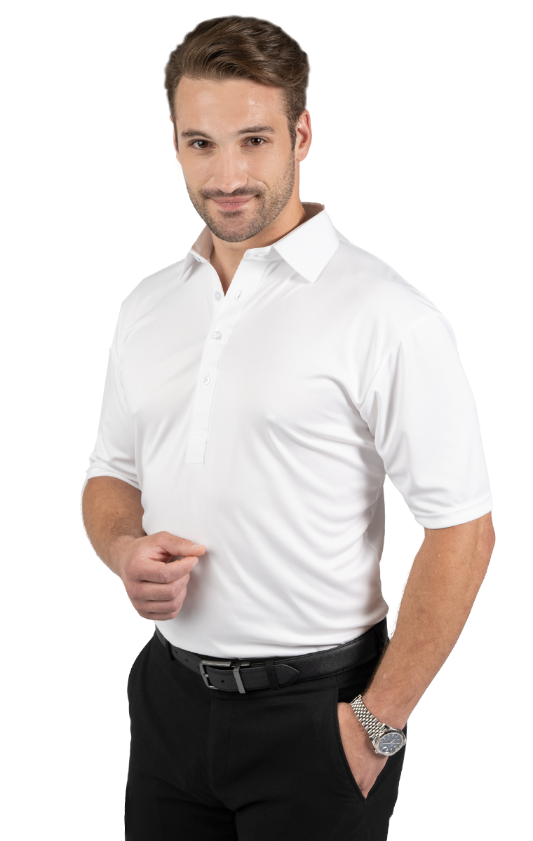 Blue Generation Mens Bonded Collar Dress Polo-BG7007 - Basics Clothing Store