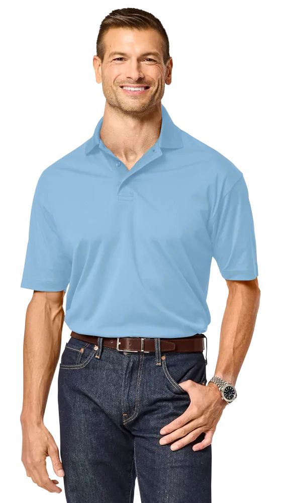 Blue Generation Men’s Recycled Knit Polo-BG7008