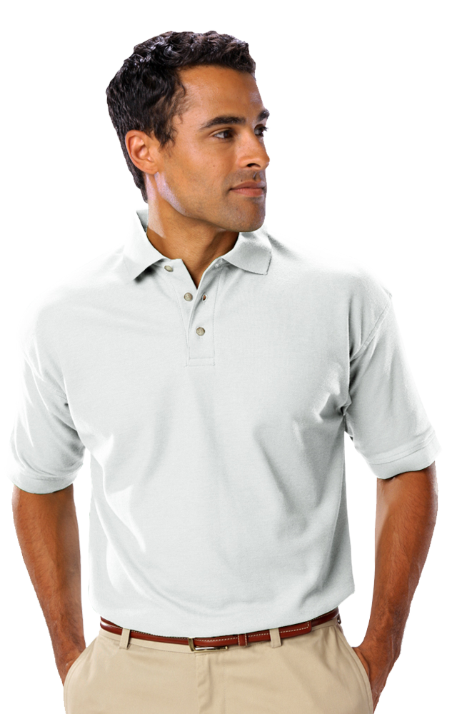 Blue Generation Men's Scotchgard Pique Polo without Pocket-BG7203