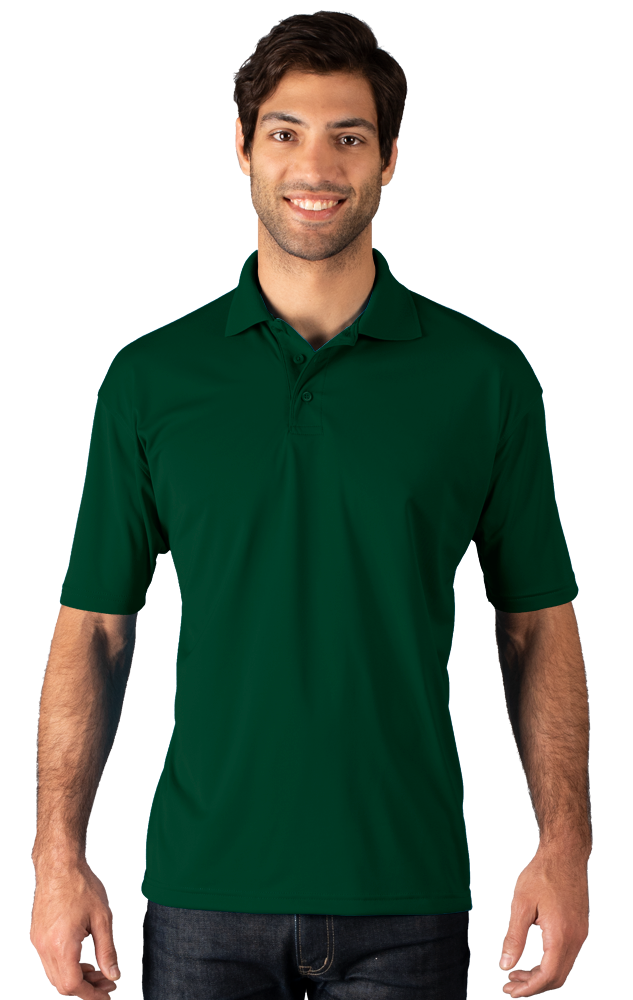 Blue Generation Men's Snag Resistant Wicking Short-Sleeve Polo-BG7224 -Light Blue