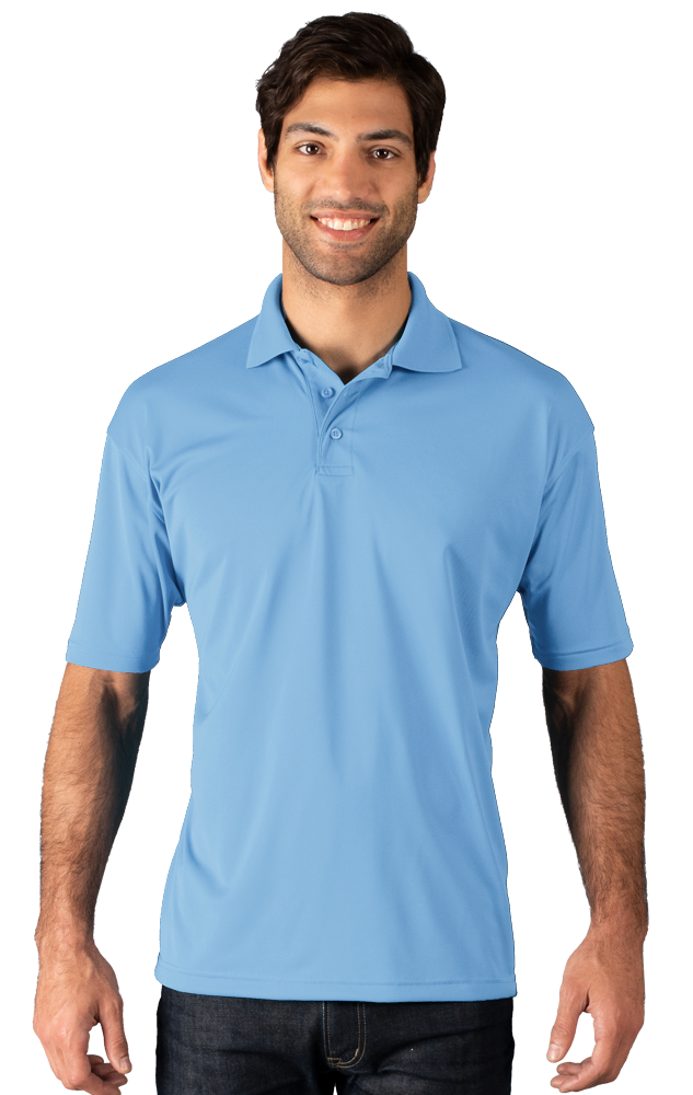 Blue Generation Men's Snag Resistant Wicking Short-Sleeve Polo-BG7224