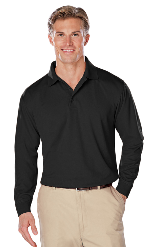 Men's Snag Resistant Wicking L/S Polo