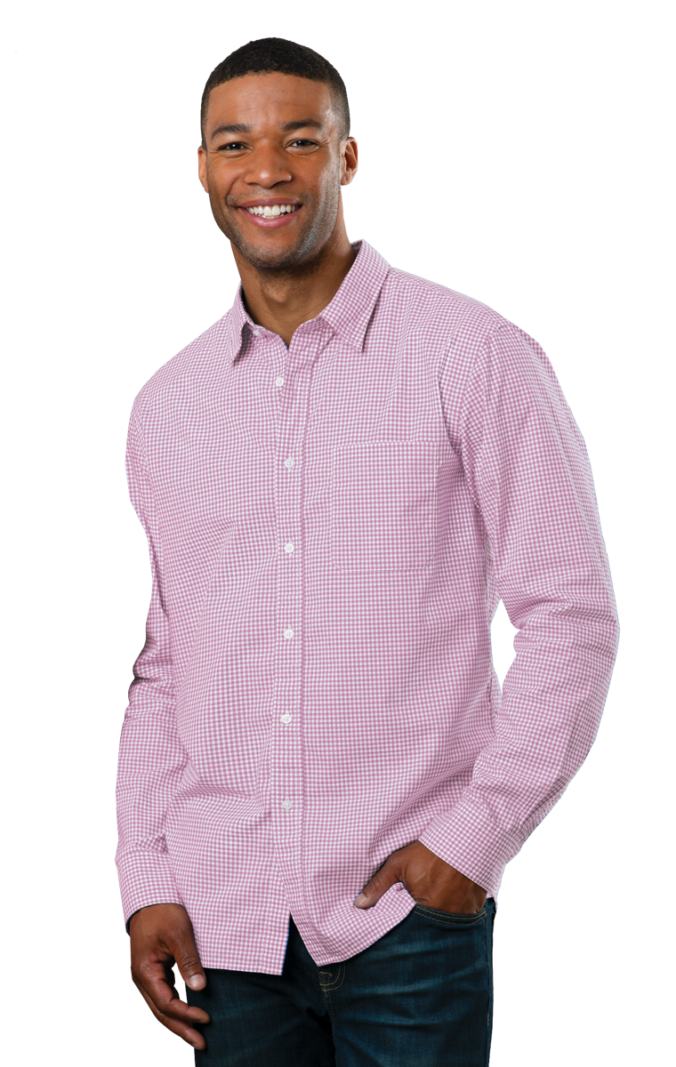 Blue Generation Men’s L/S Gingham Check-BG7269