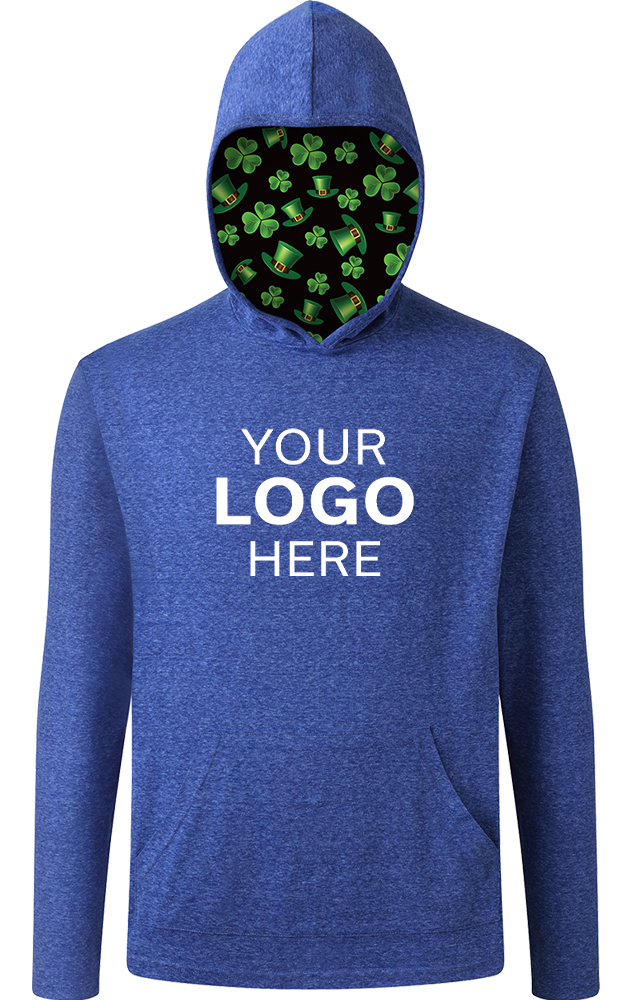 Blue Generation St. Patrick’s Adult Triblend Pullover Hoodie-BG7309HK