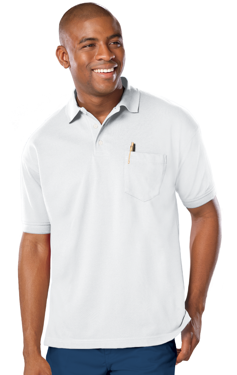 Blue Generation Adult Soft Touch S/S Pocket Polo
