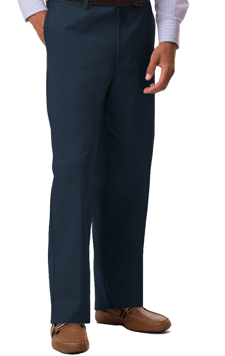 Blue Generation Men's Teflon Twill Flat Front Pant