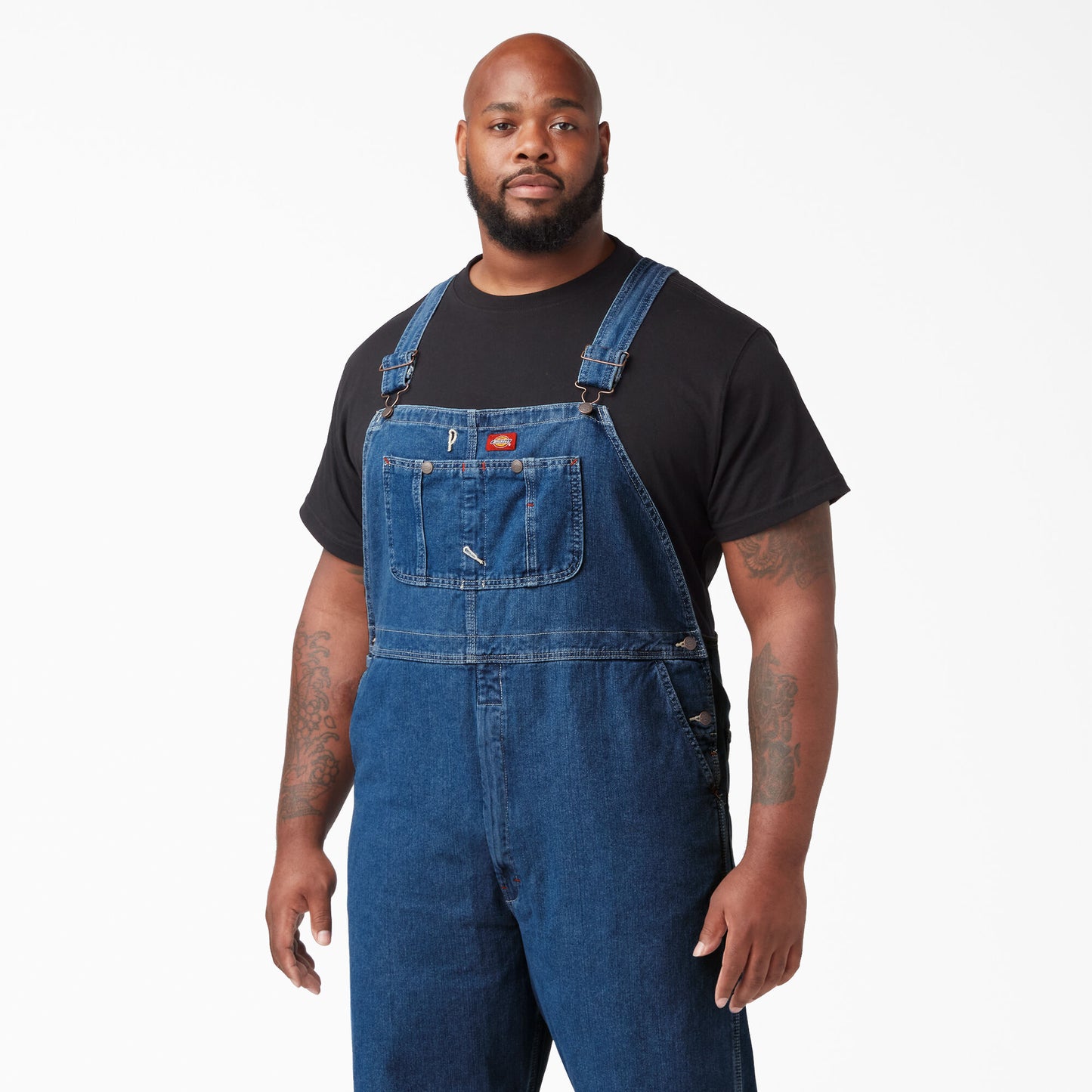 Dickies Stonewashed Indigo Bib Overalls
