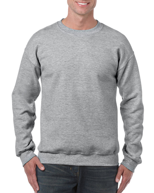 Gildan Men's Fleece Crewneck Sweatshirt, Sport Grey