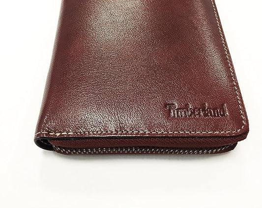 Timberland Zip Around Leather Wallet Brown D67386/01