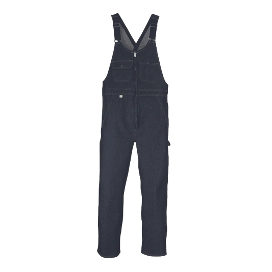 Big Bill Denim Bib with Zip Front Closure