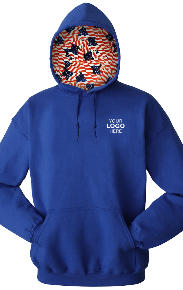 Blue Generation Americana Adult Pullover Hoodie-BG9301PHA