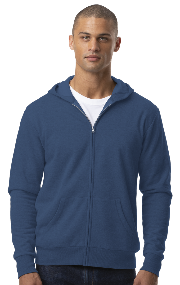 Blue Generation Adult Zip Front Hoodie