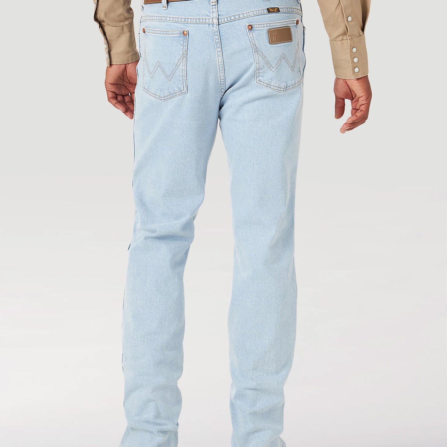 Wrangler® 936AFGH Men's Cowboy Cut® Active Flex Jeans - Slim Fit - Bleach, Clearance