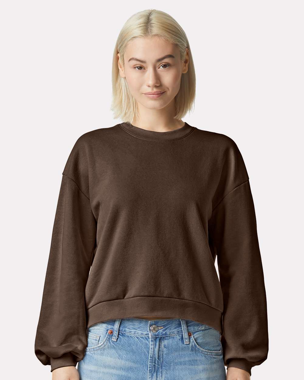 American Apparel ReFlex Women's Fleece Crewneck Sweatshirt