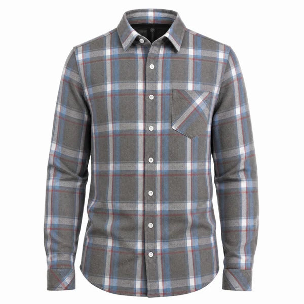 Burnside B8610 Men's Quilted Flannel Shirt Jacket - B8212