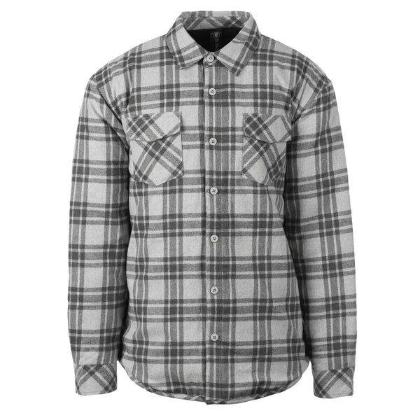Burnside B8610 Men's Quilted Flannel Shirt Jacket - B8610