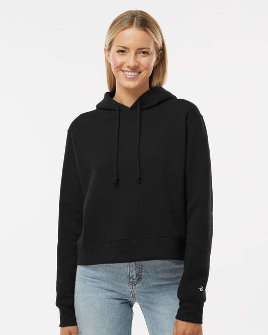 Badger Women's Crop Hooded Sweatshirt