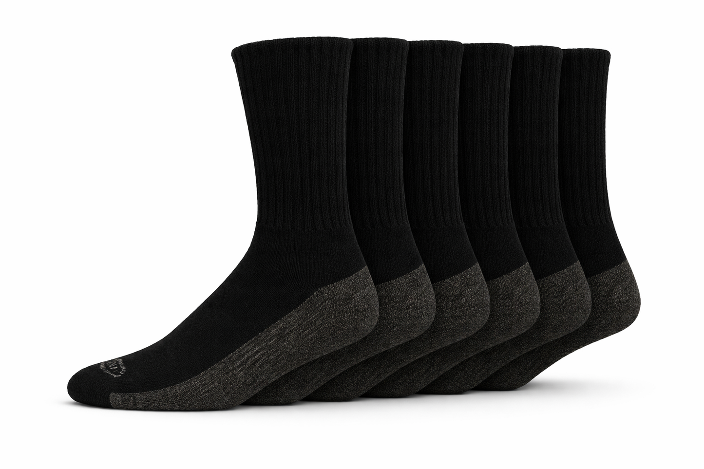Dickies 6-PAIR DRI-TECH ORIGINAL 5-9 Medium