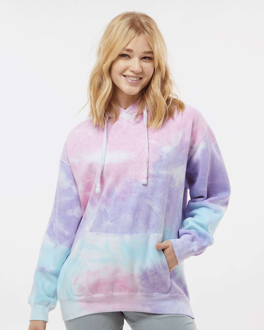 Colortone Tie-Dyed Hooded Sweatshirt