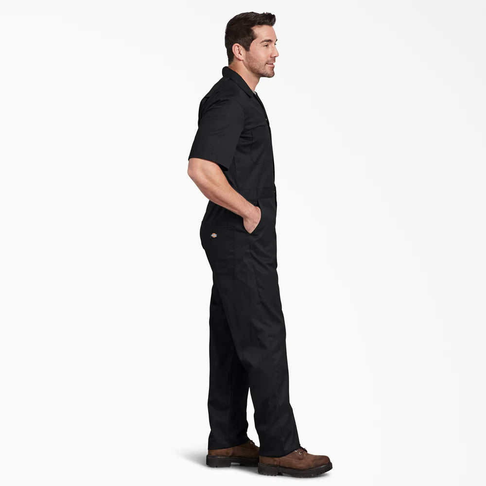 Dickies FLEX Cooling Short Sleeve Coveralls - Black 33274