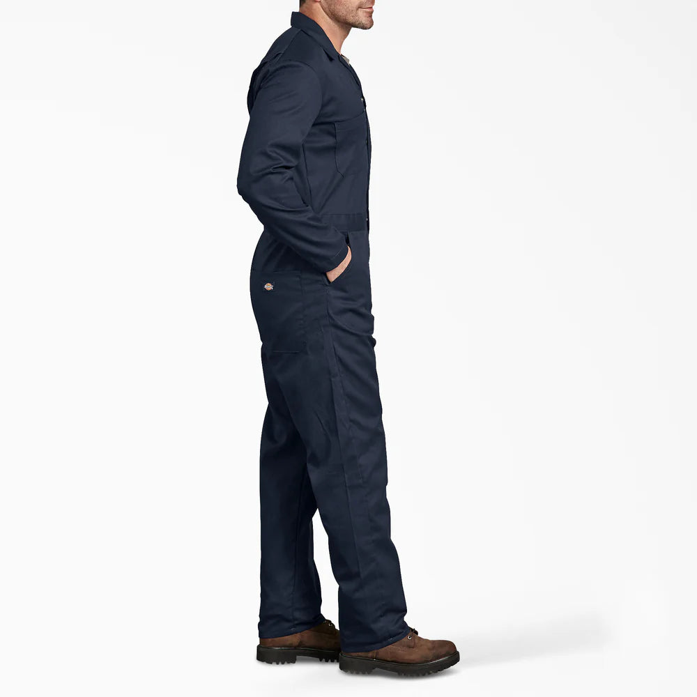 Dickies MENS L/S FLEX COVERALL - Dark Navy 48274