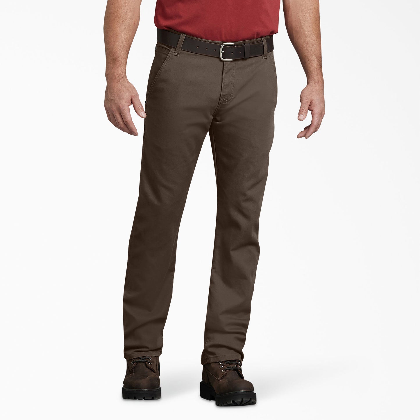 Dickies FLEX Regular Fit Duck Carpenter Pants - Stonewashed Mushroom