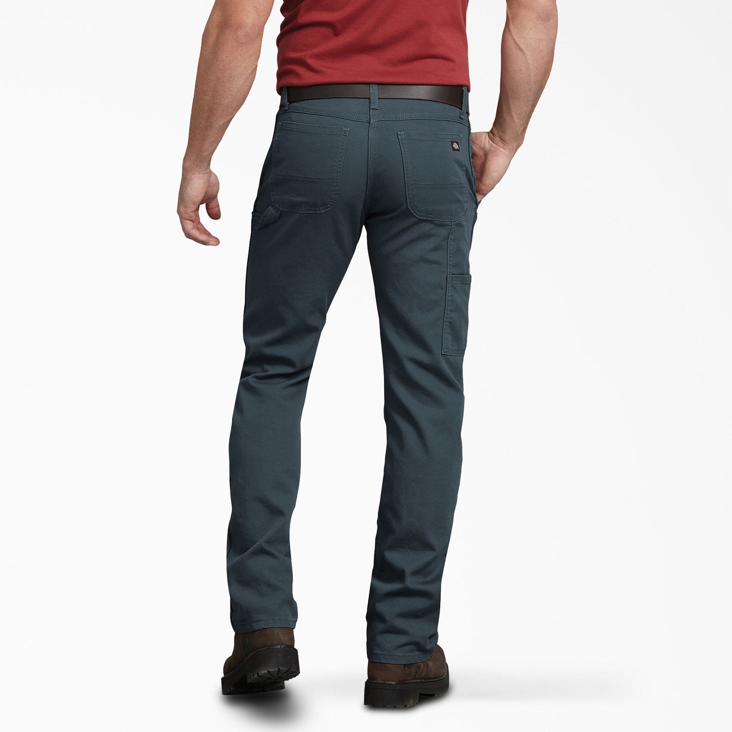 Dickies FLEX Regular Fit Duck Carpenter Pants - Stonewashed Diesel Gray - Basics Clothing Store