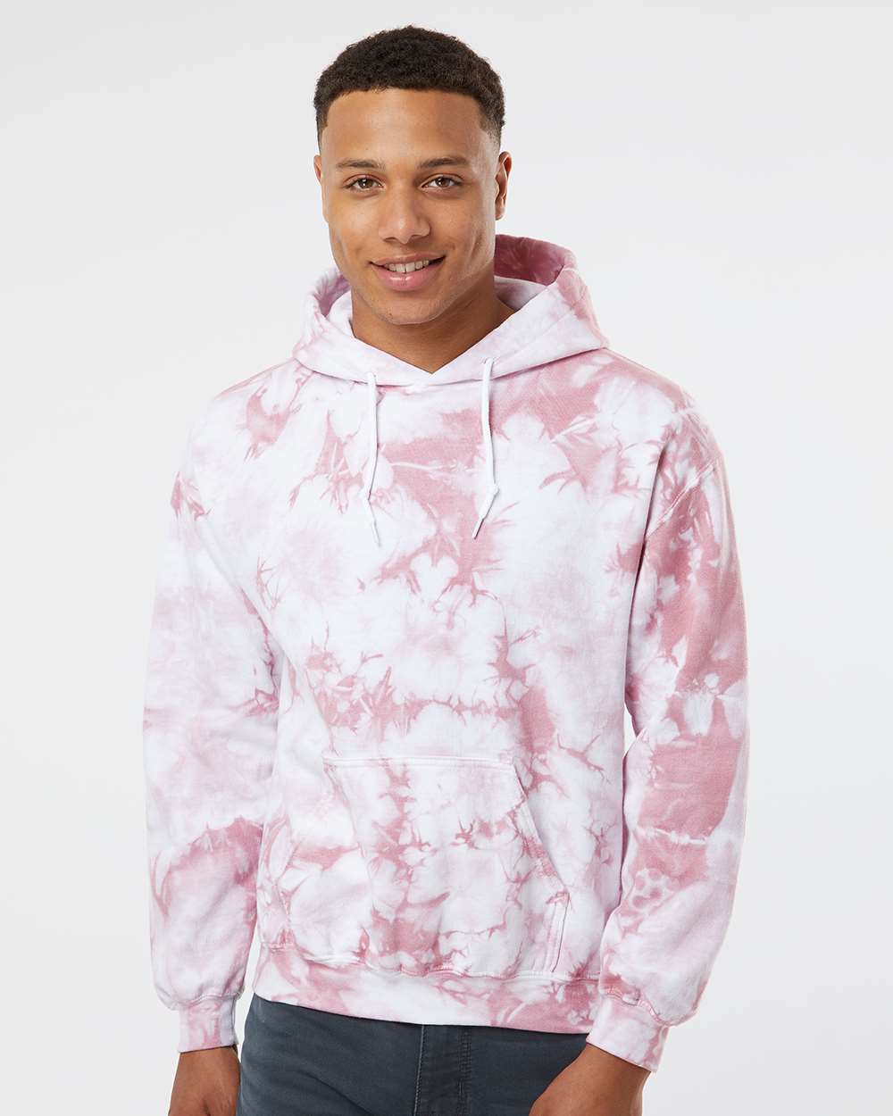 Dyenomite Blended Tie-Dyed Hooded Sweatshirt