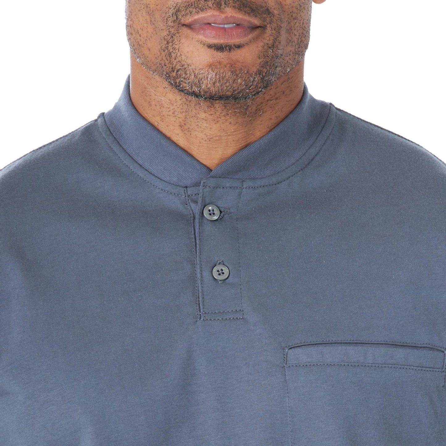 Wrangler® FR Flame-Resistant Long Sleeve Lightweight Henley - Castle Rock