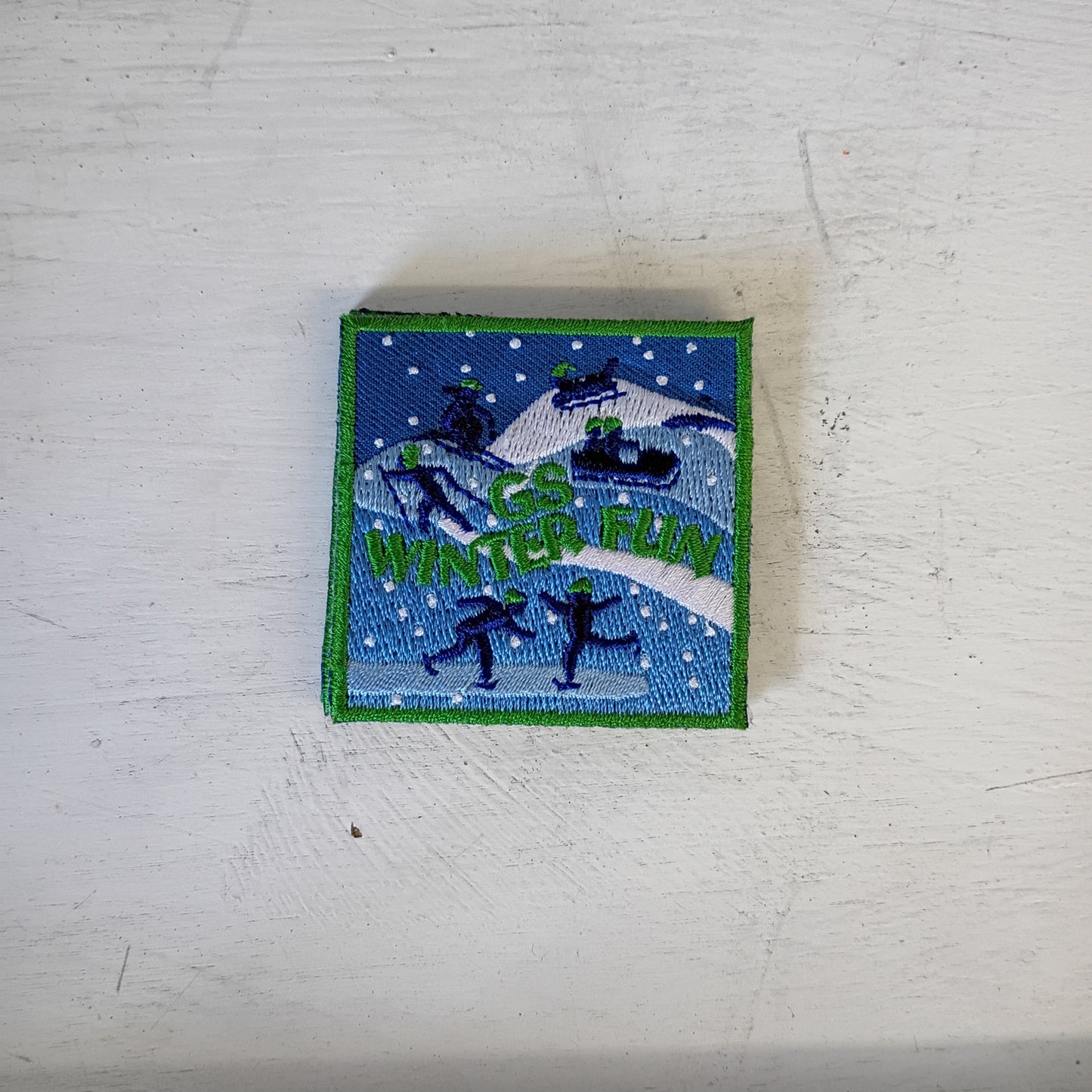 Discontinued Girl Scout Winter Fun Fun Patch